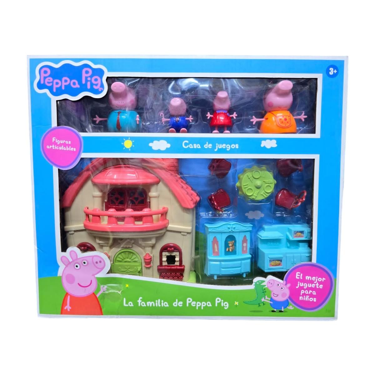 Juguete Peppa Pig Casa x 4 personajes Compra Juguete Juguetes 3 anos Ninos en El Baul de Mama Peru