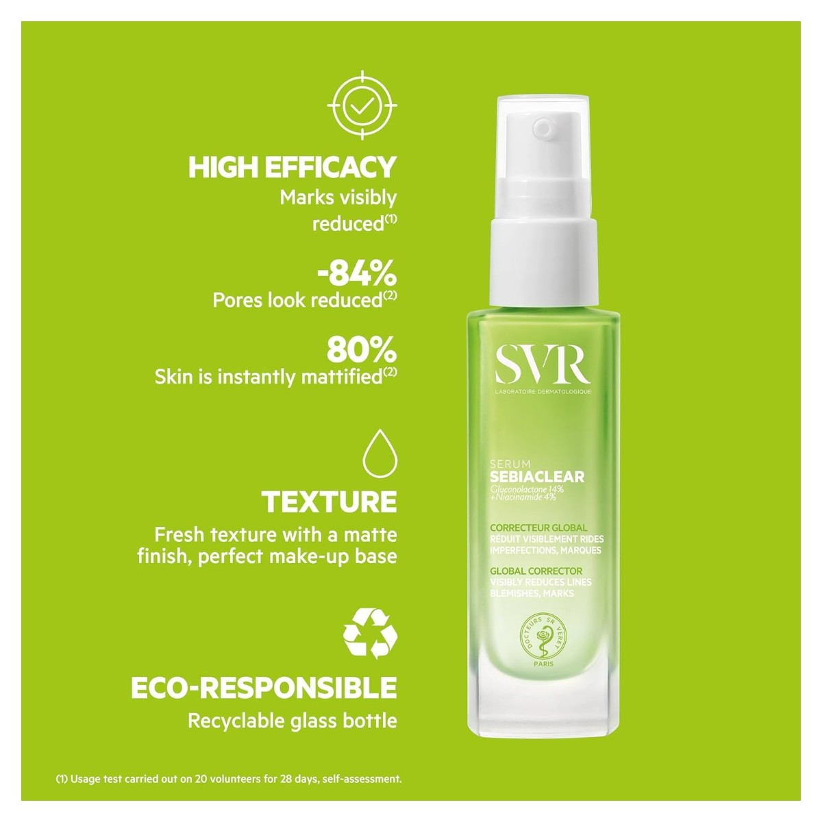 SVR Sebiaclear Serum Anti-acne y anti arrugas pieles maduras y sensibles 30ml