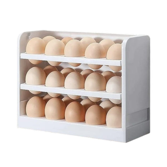 Organizador de Huevos 3 Niveles Blanco