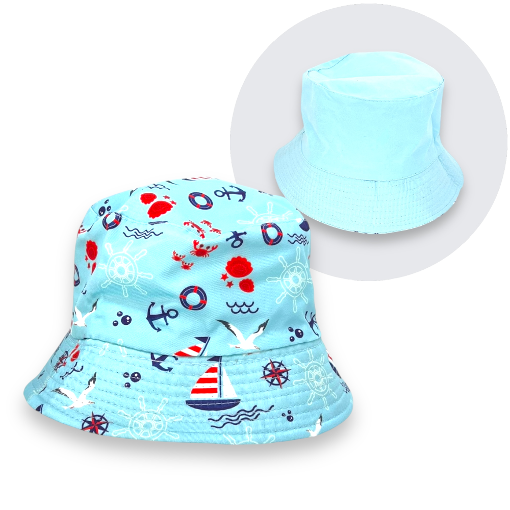 Bucket Hat Gorro Reversible para Niños