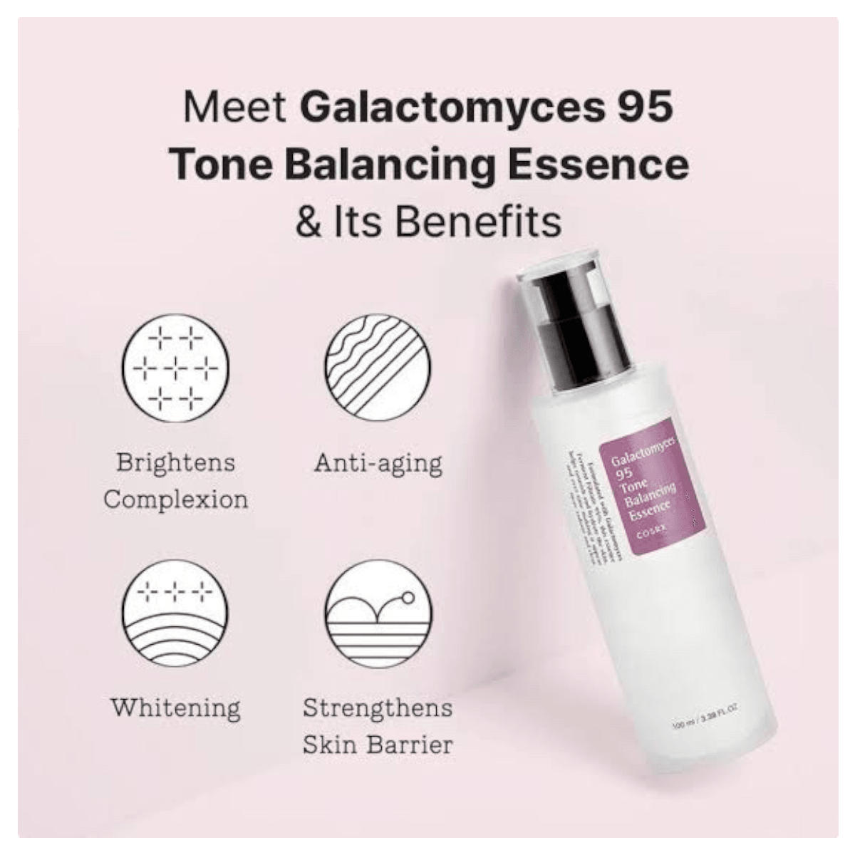 COSRX Galactomyces 95 Tone Balancing Essence 100ml Esencia de Fermentos Anti Manchas