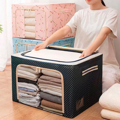 Caja organizadora de ropa de cama y ropa - El Baúl de mamá