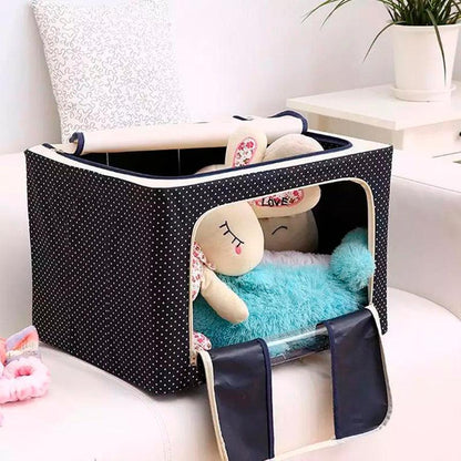 Caja organizadora de ropa de cama y ropa - El Baúl de mamá