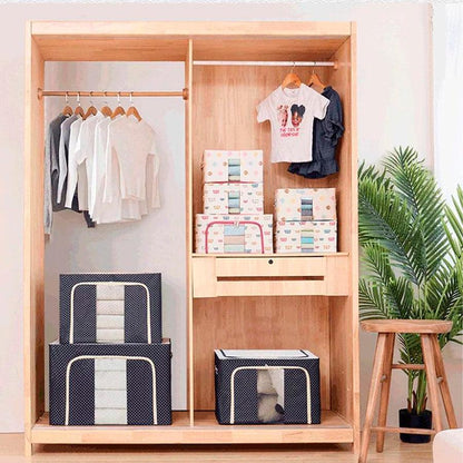 Caja organizadora de ropa de cama y ropa - El Baúl de mamá