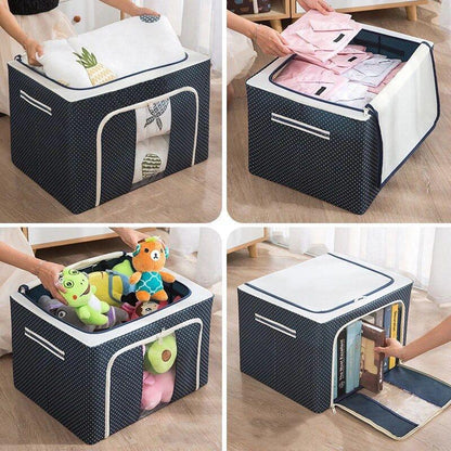 Caja organizadora de ropa de cama y ropa - El Baúl de mamá