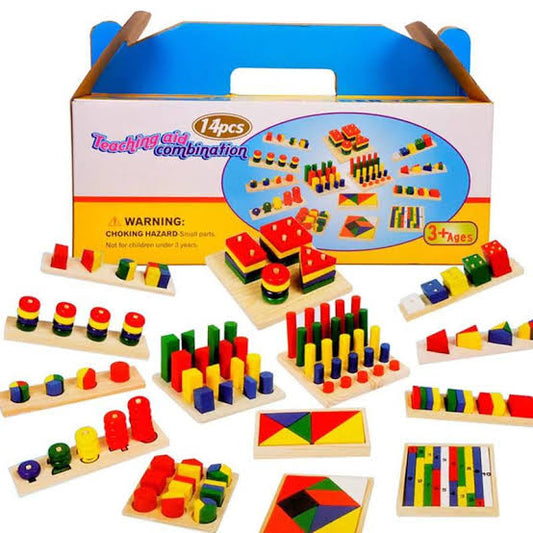 Montessori Set completo de 14 juegos didacticos