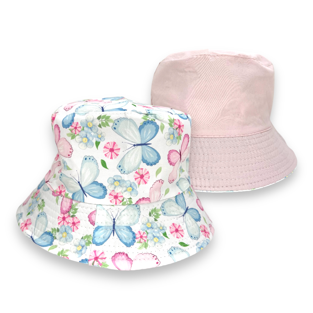 Bucket Hat Gorro Reversible para Niñas