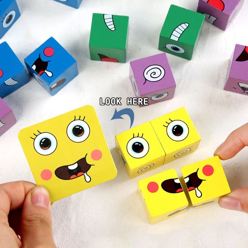 Juego de Mesa - Rubik's Cube Caras Locas con campana