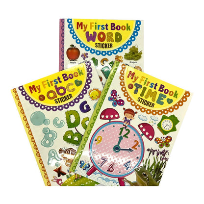 Pack de 3 Libros de Actividades con Stickers en Inglés