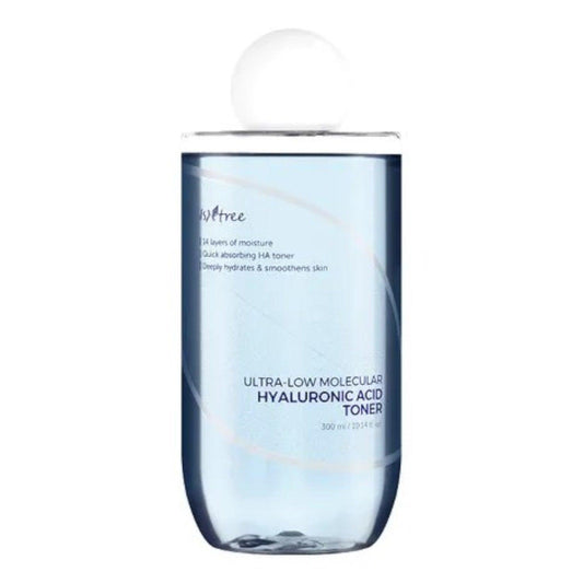 Isntree - Tónico de Ácido Hialurónico Ultra-Low Molecular Hyaluronic Acid Toner 300ml