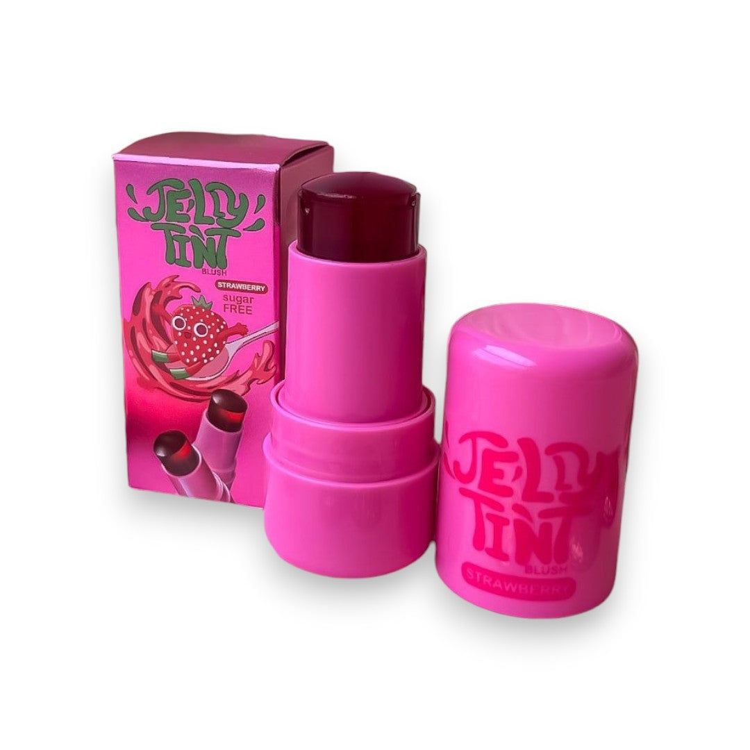 Jelly Tint 2 en 1 Labial Rubor Mate Alta Pigmentacion