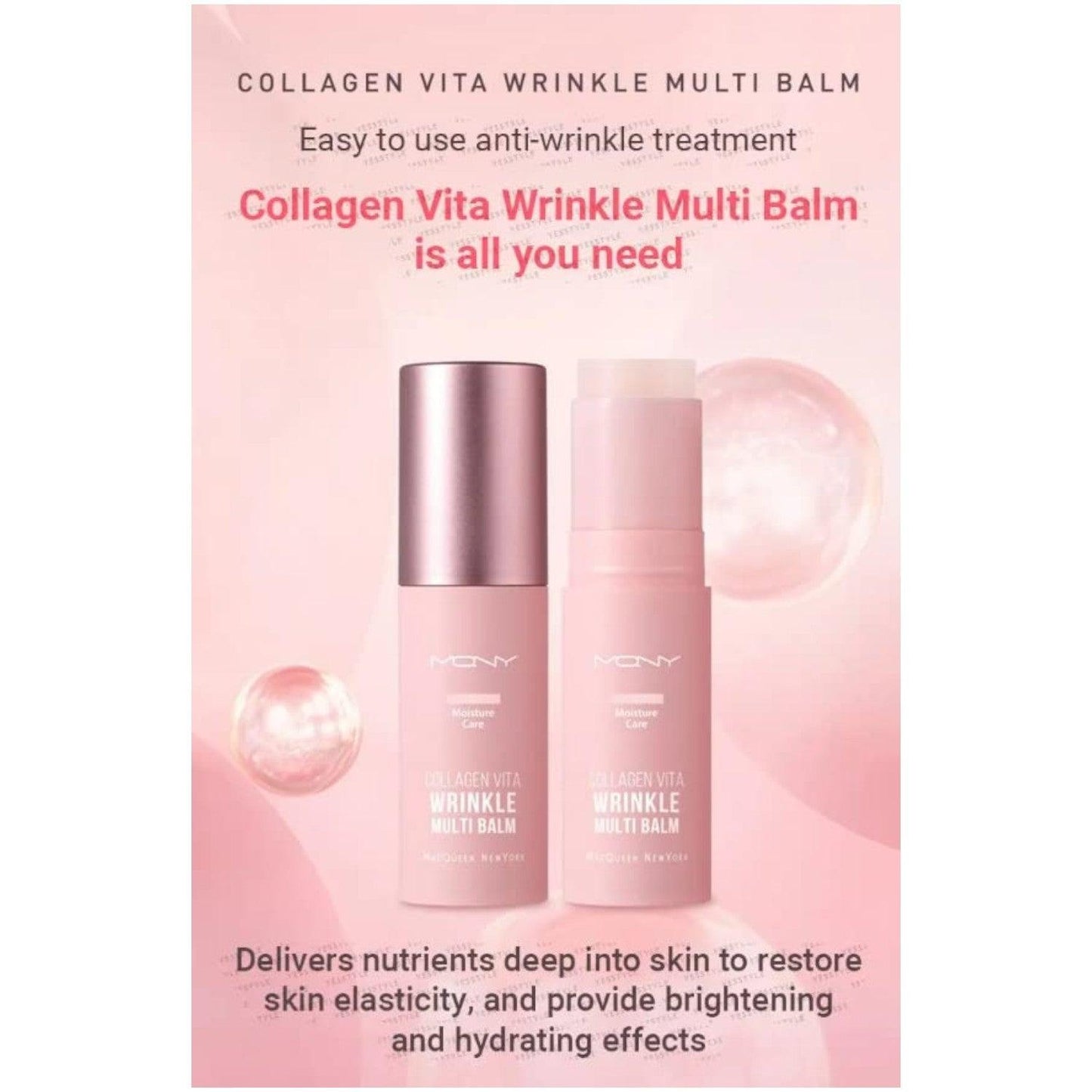 MACQUEEN - Bálsamo facial Collagen Vita Wrinkle Multi Balm 10 g