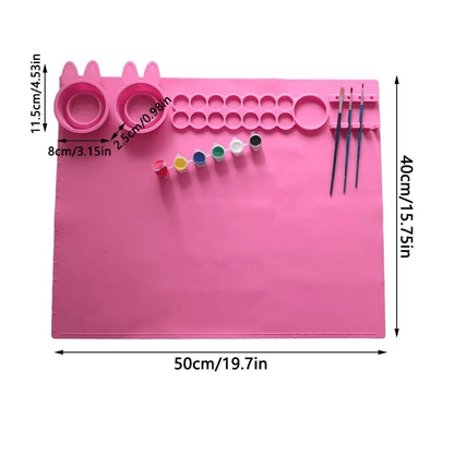 Mat de silicona para pintura - El Baúl de mamá