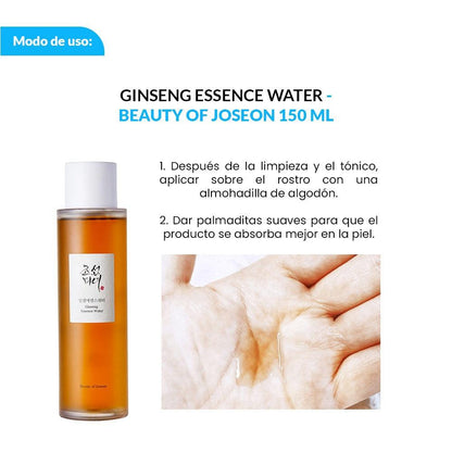 Tonico Facial Agua Esencial de Ginseng Beauty of Joseon 150ml