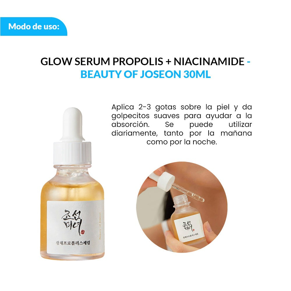 Glow Serum Propolis Niacinamide Suero Iluminador Propóleo y Niacinamida