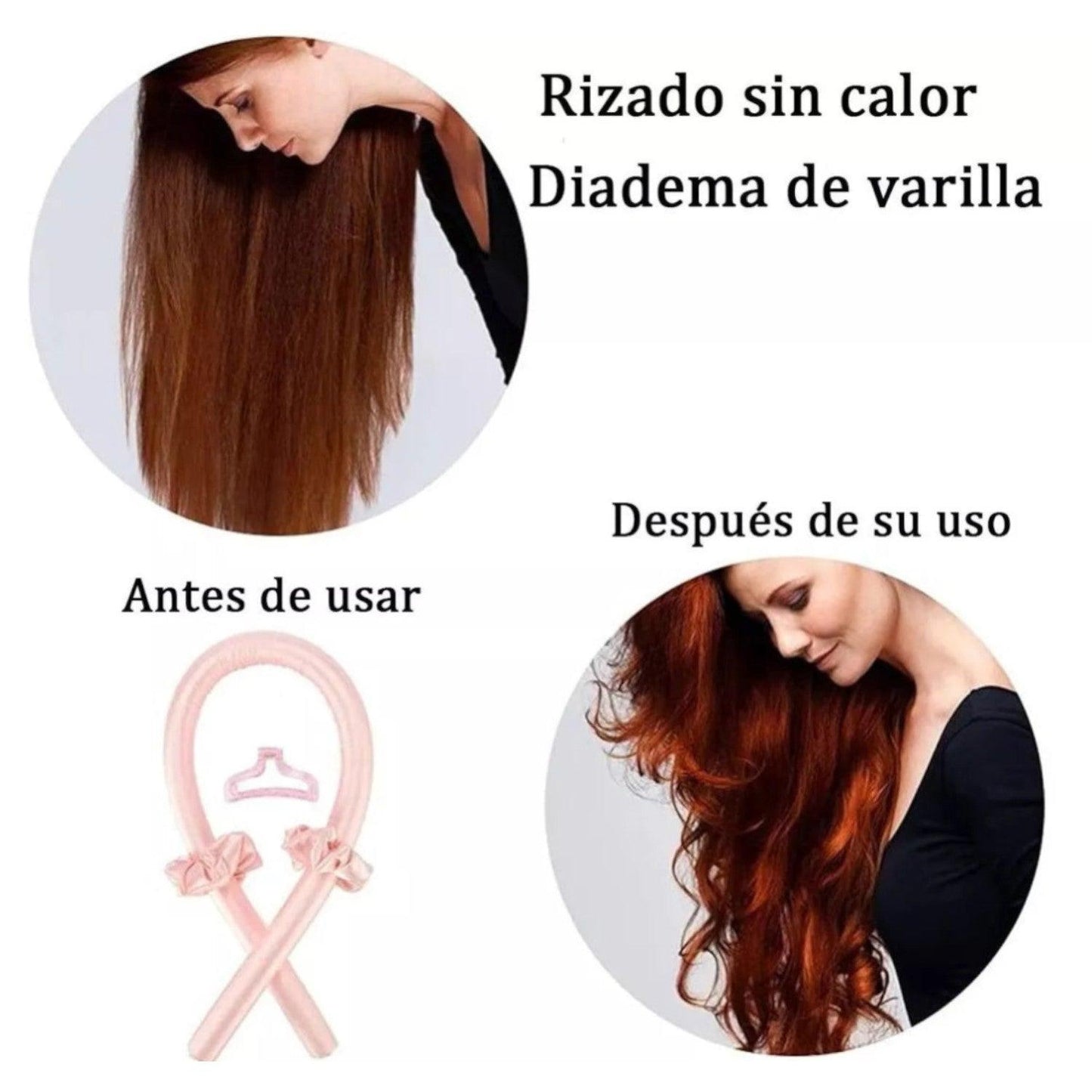 Rizador De Pelo Sin Calor Satin HeatLessCurls