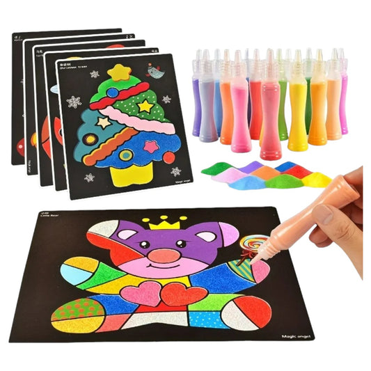 Kit de SandPainting Pintura con Arena de Colores