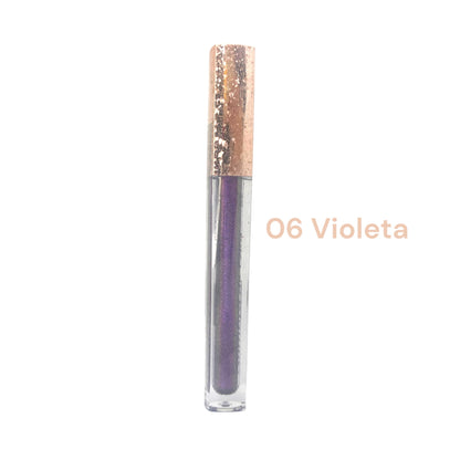 Sombra Liquida Glitter Satinada - Flower Secret