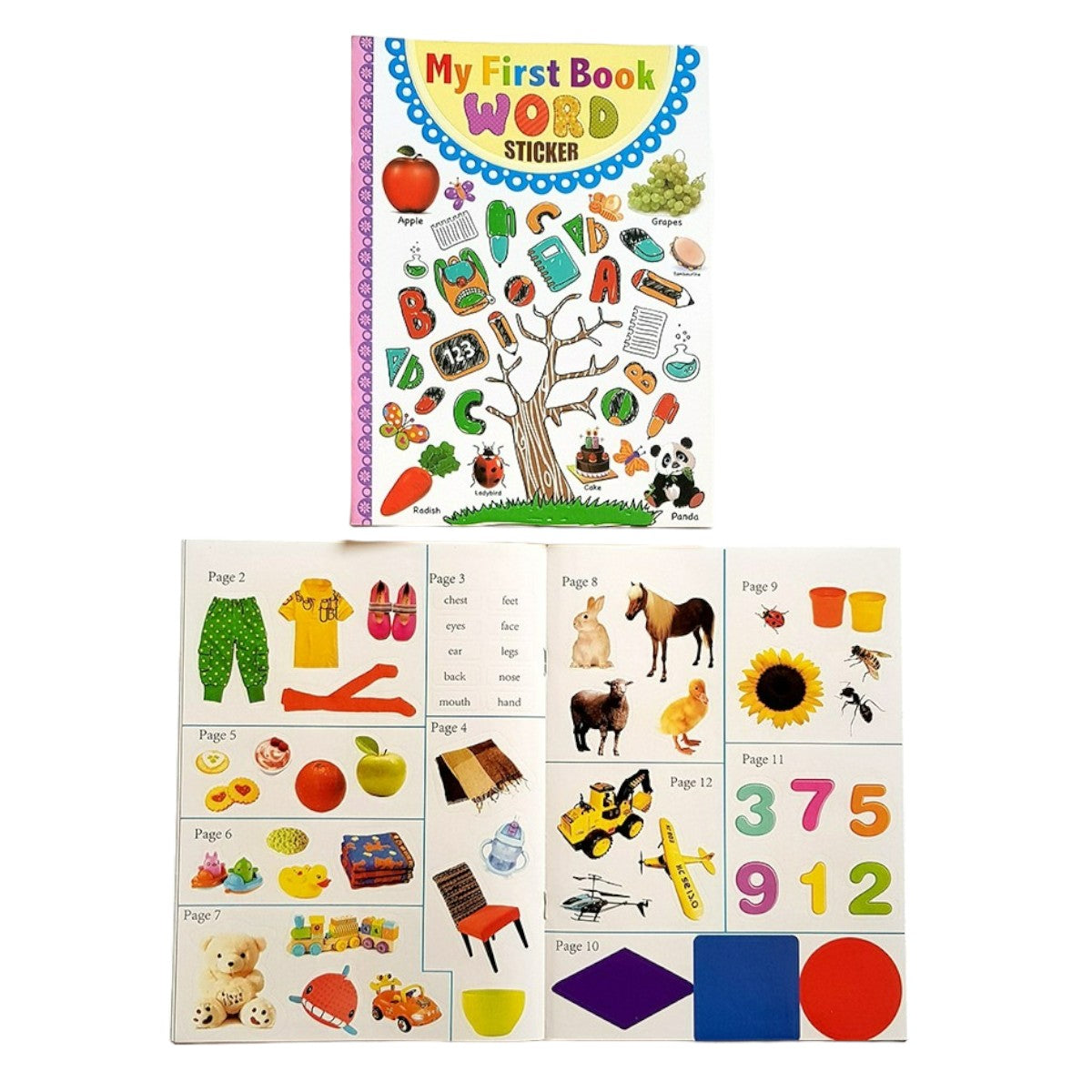 Pack de 3 Libros de Actividades con Stickers en Inglés