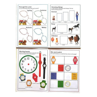 Pack de 3 Libros de Actividades con Stickers en Inglés