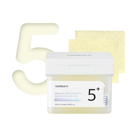 Numbuzin No.5 Vitamin-Niacinamide Pad 70 Almohadillas Concentradas de Vitamina 5 y Niacinamida