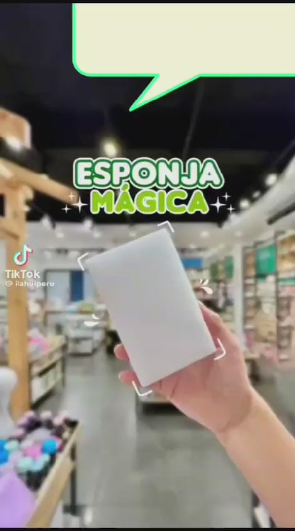 Esponja mágica limpia todo