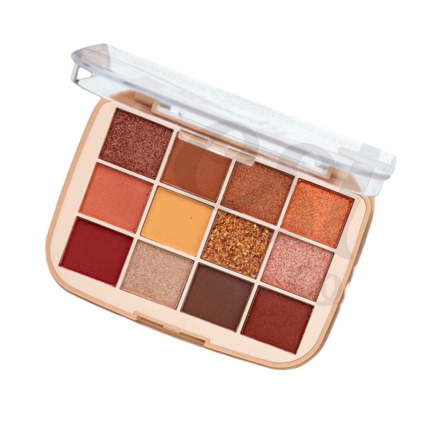 Sombras Glitter Nude 12 Colores - Samantha