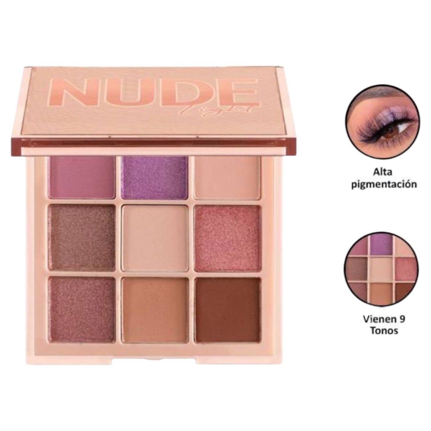 Sombras Nude 9 colores - P&W