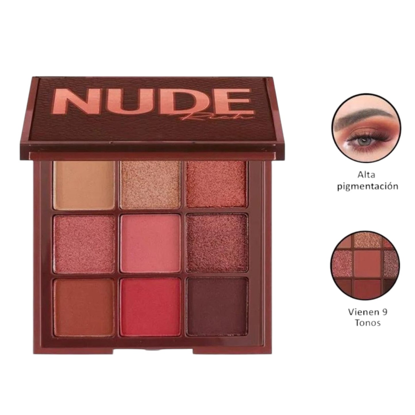 Sombras Nude 9 colores - P&W