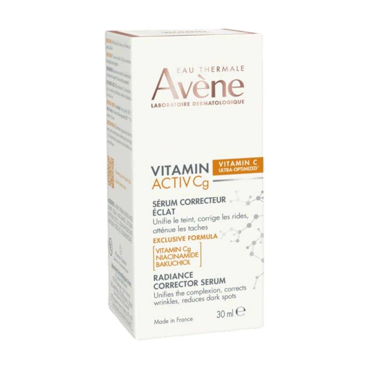 Avene Vitamina C Niacinamida y Bakuchiol Activ CG Antioxidante Despigmentante Antiarrugas 30 ml